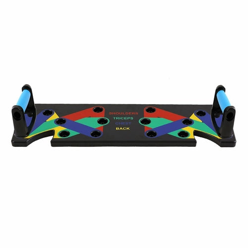 9 in1 Push Up Board Yoga Bands Fitness Workout Train Gym Exercise