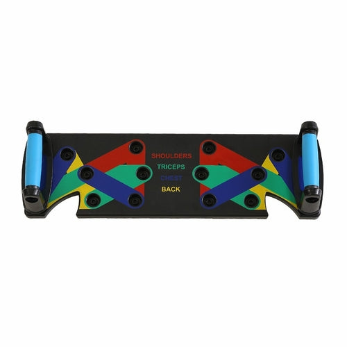 9 in1 Push Up Board Yoga Bands Fitness Workout Train Gym Exercise