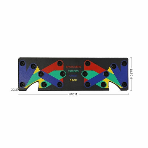 9 in1 Push Up Board Yoga Bands Fitness Workout Train Gym Exercise